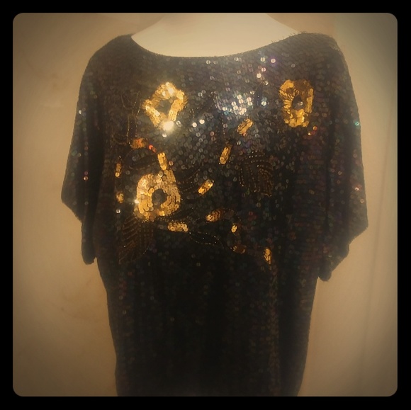 Cee Cee Tops - Vintage sequin top